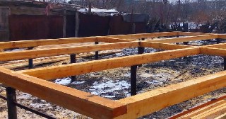 Пол на винтовых сваях Крымск цена от 15497 руб.